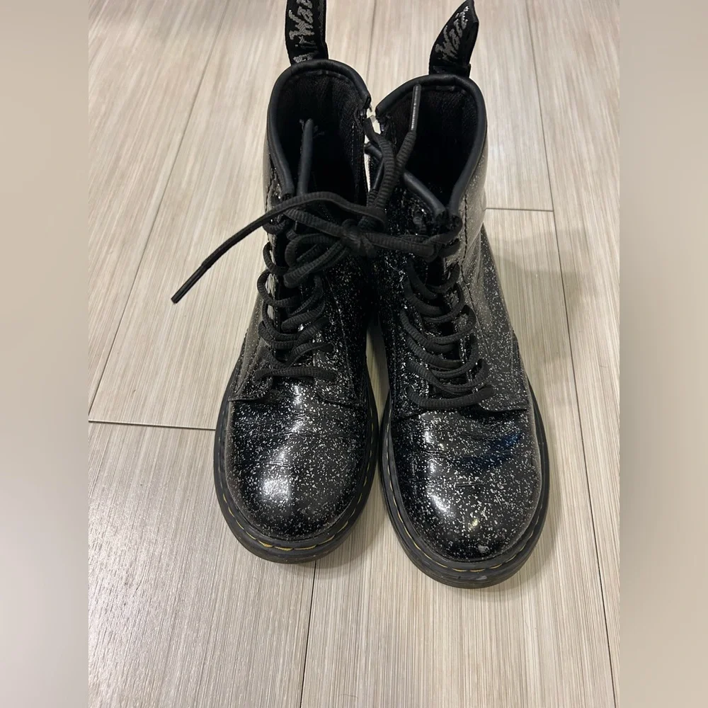Dr. Martens Junior 1460 Cosmic Glitter Boots (US 2)